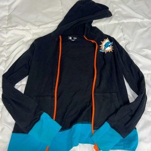 Dolphins zip up jacket